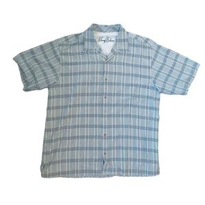 Men’s Tommy Bahama Silk Button Down S/S Shirt Size Large